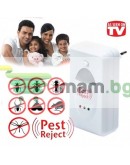 Ултразвуков уред против гризачи и насекоми Pest Reject